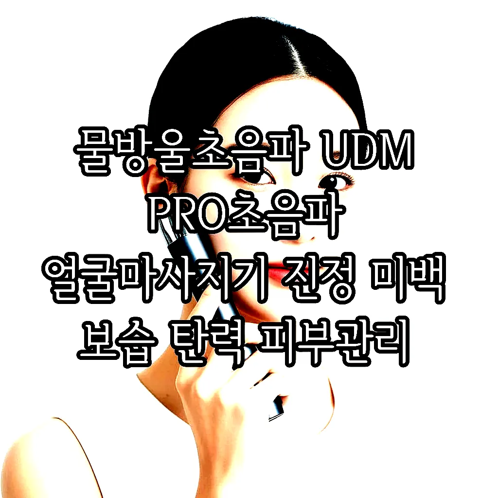물방울초음파 UDM PRO초음파 얼굴마사지기 진정 미백 보습 탄력 피부관리 이미지 2 물방울초음파 UDM PRO초음파 얼굴마사지기 진정 미백 보습 탄력 피부관리 이미지 2