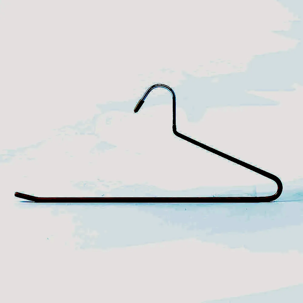 제트 논슬립 바지걸이 10p 세트(애 프리콧) 옷걸이 코팅 집게없는바 하의 치마 일자형 이미지 1